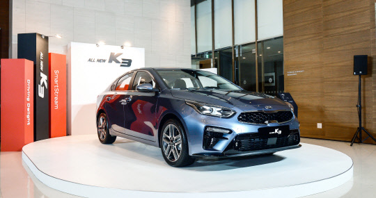 기아자동차 올 뉴 K3.<기아자동차 제공>